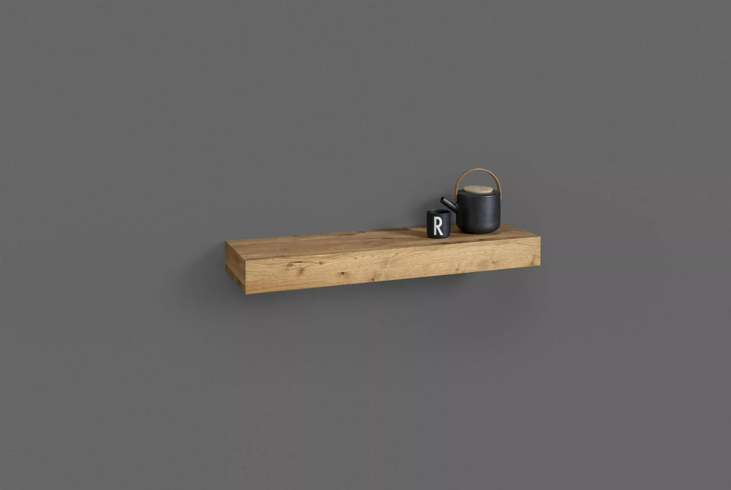 Wall shelf with integrated secret compartment