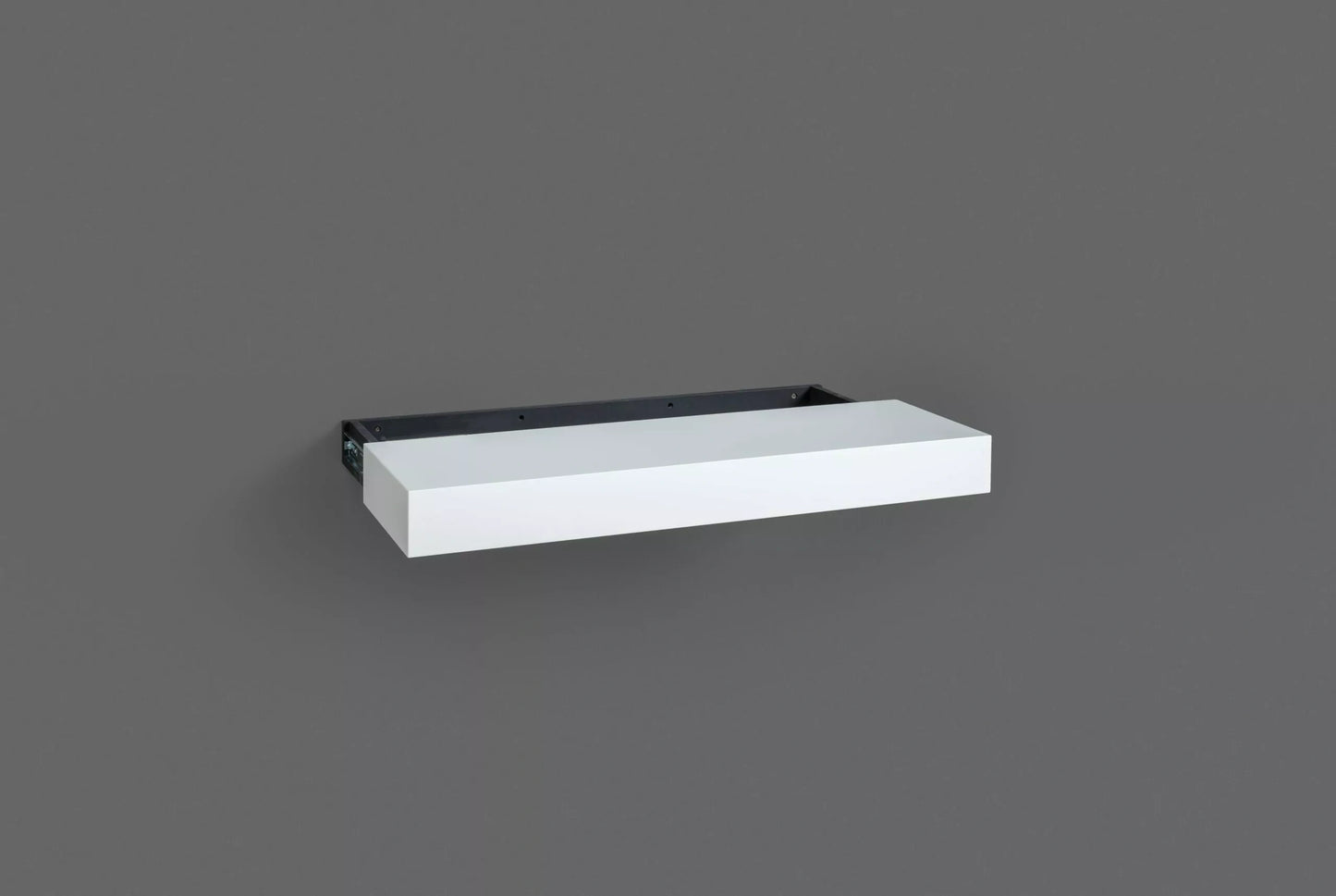 Wall shelf with integrated secret compartment